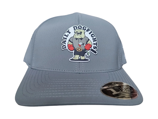 Light Grey Flex Daily Dog Fights Hat