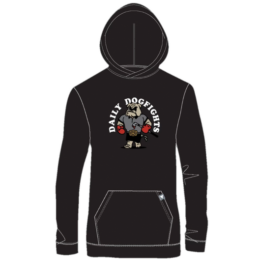 Black Relay Logo Hoodie