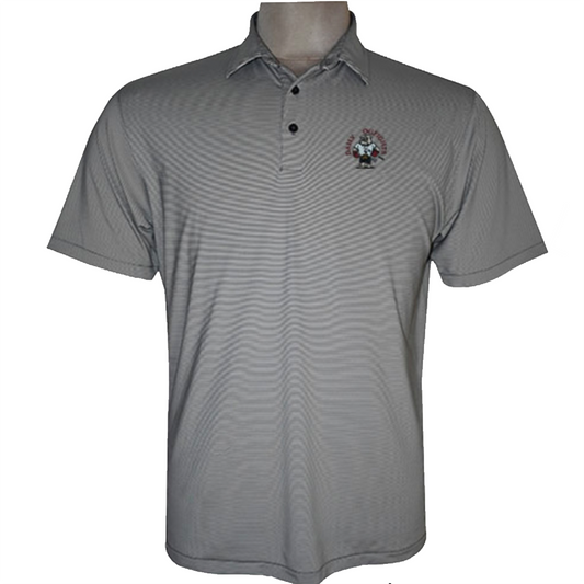 Performance Logo Polo Charcoal/White