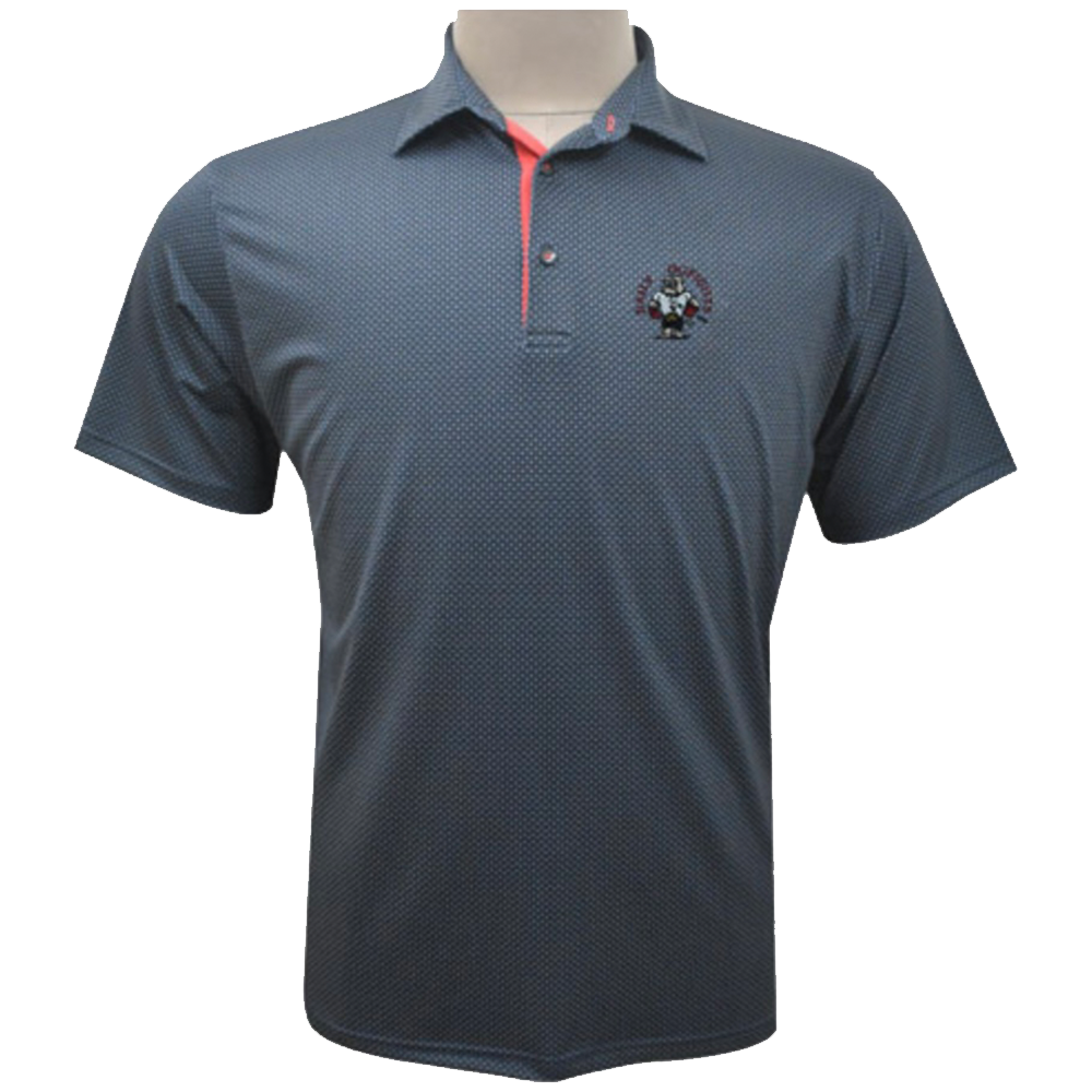 Performance Logo Polo Black/Grey